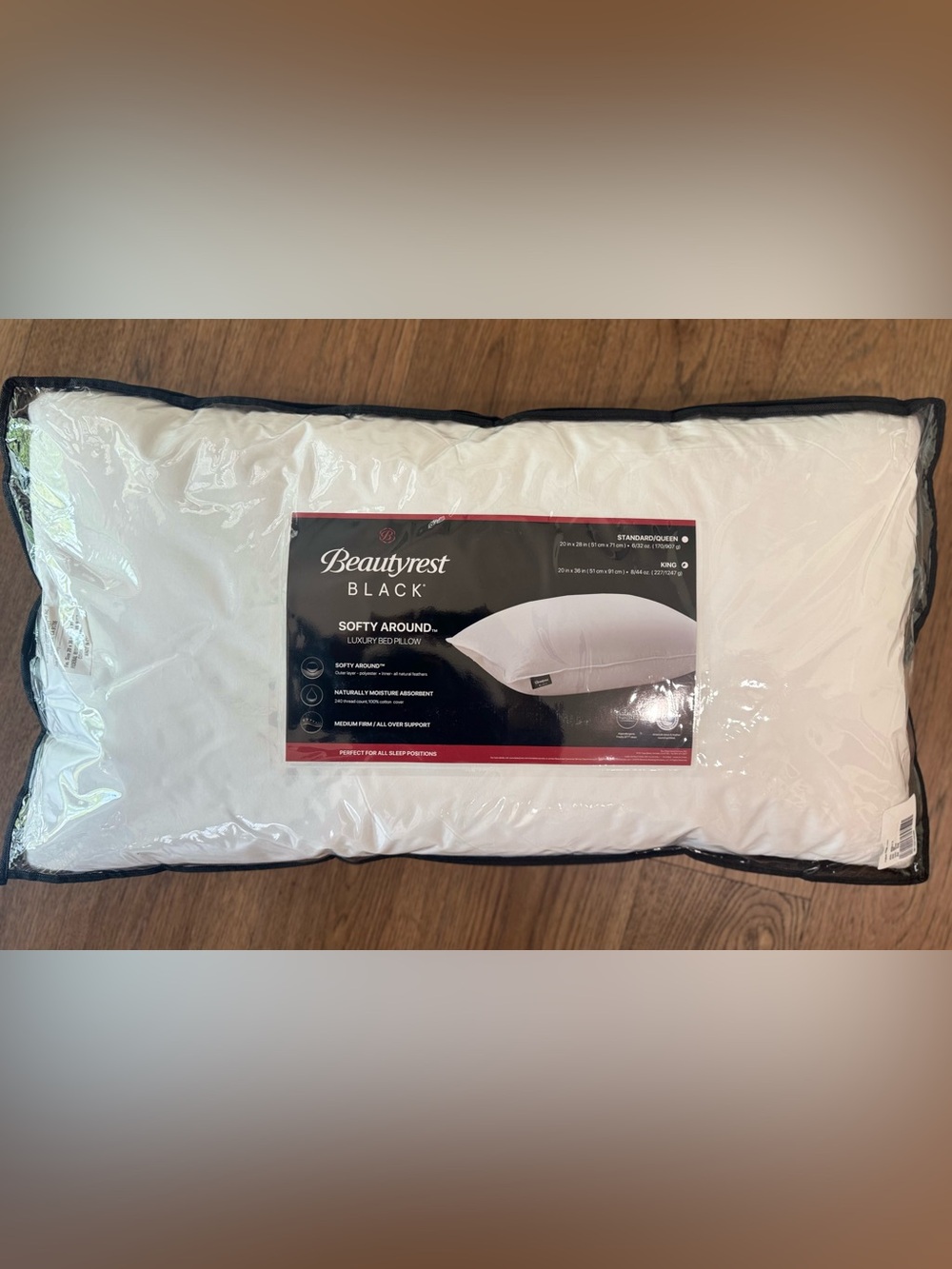 🎉LAST‎ CHANCE🎉BEAUTYREST BLACK Luxurious Down And Feather Blend Pillow
